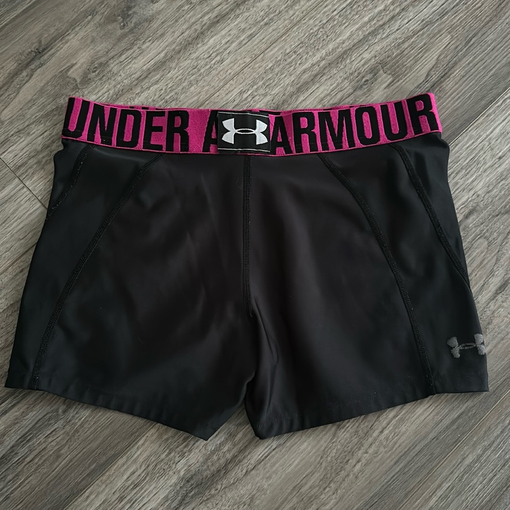 Under armour spandex shorts